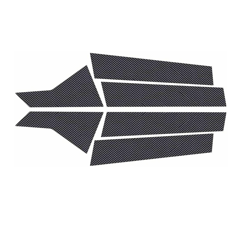

Carbon Fiber Door Window Pillar Post Cover Trim Decal for Honda Civic 10Th 16-20