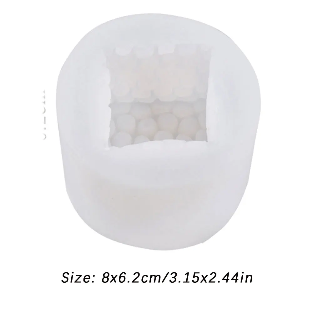 

Candle Mould 3D Cube Silicone Mold Honeycomb PatternScente DIY Soap Craft Making Tool Handcraft Ornaments Fondant Candle Soy Wax
