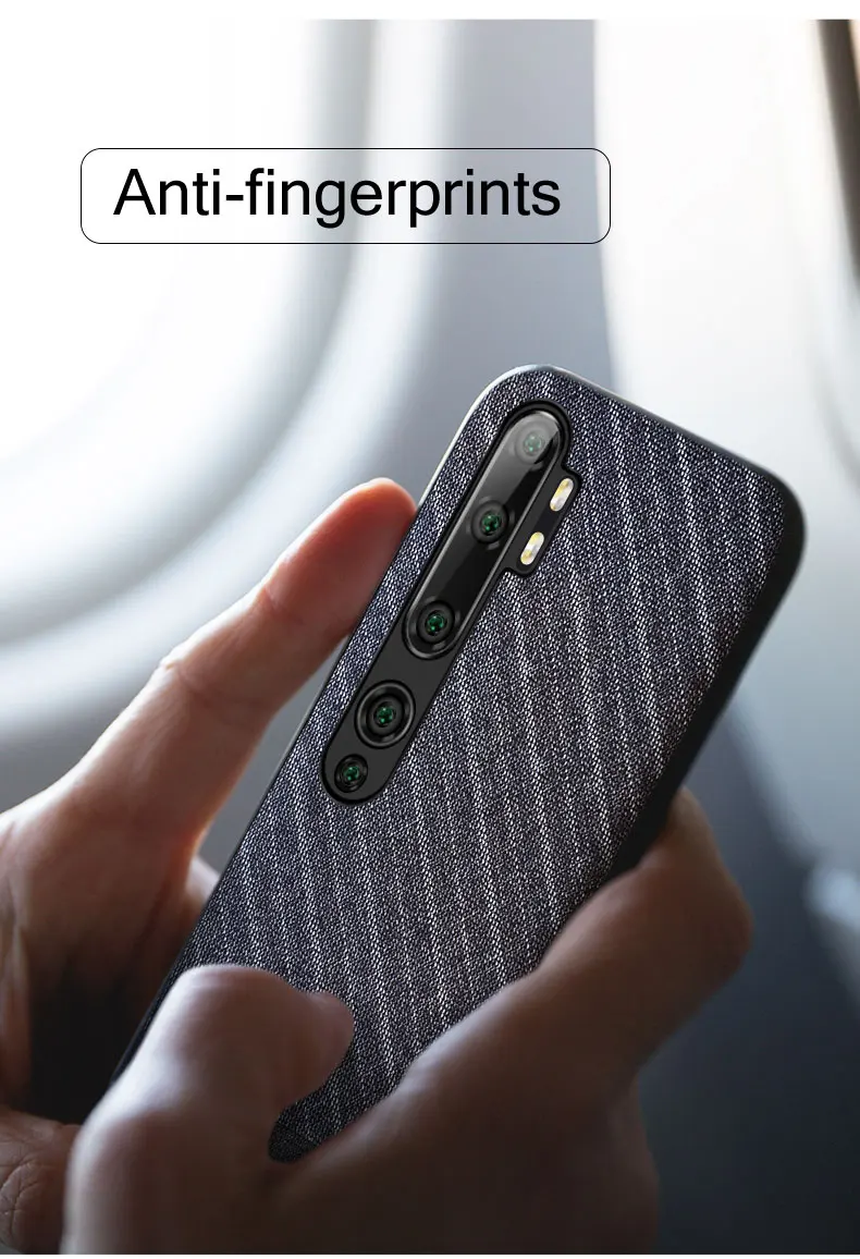 Для Xiaomi CC9 Pro Чехол Mofi для Xiaomi CC9Pro чехол для костюма тканевый мужской темный бизнес CC9Pro защита для перчаток синий