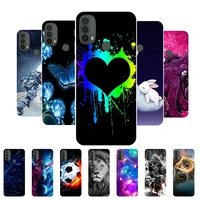 For Moto E40 Case Soft Silicone TPU Phone Case For Motorola Moto E20 E30 E40 Back Cover For Motorola E40 Case Heart Pattern