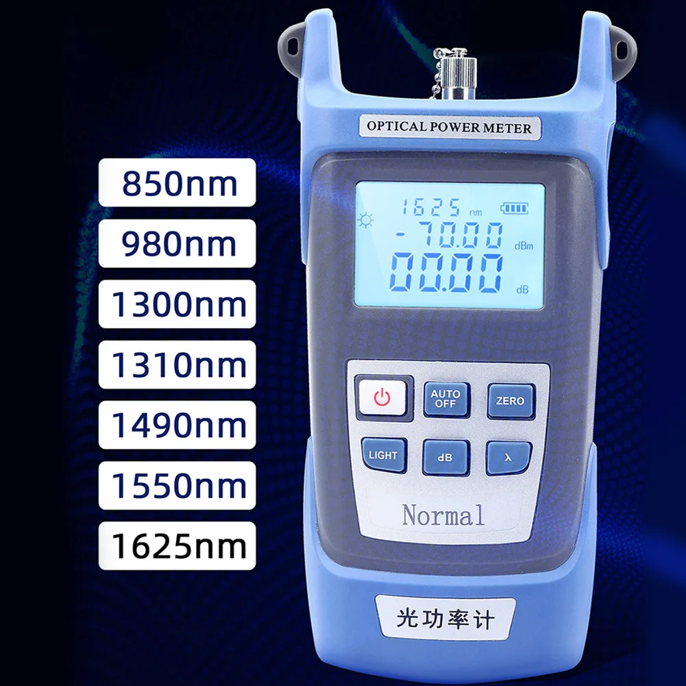 handheld fiber optical power meter 70 to 3dbm fault locator scfc connector network cable tester optic tools with backlight free global shipping
