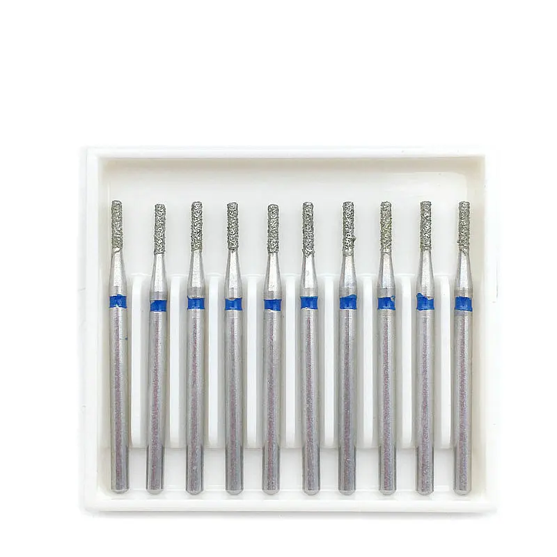 10 шт./партия Dental высокоскоростные алмазные буры дантист Средний Алмазный