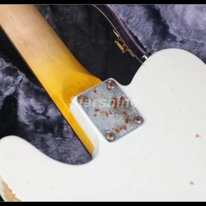 Горячая Relic TL Электрический GuitarZ-ZS4 P90 пикапы струны через тело клен шеи золы тела