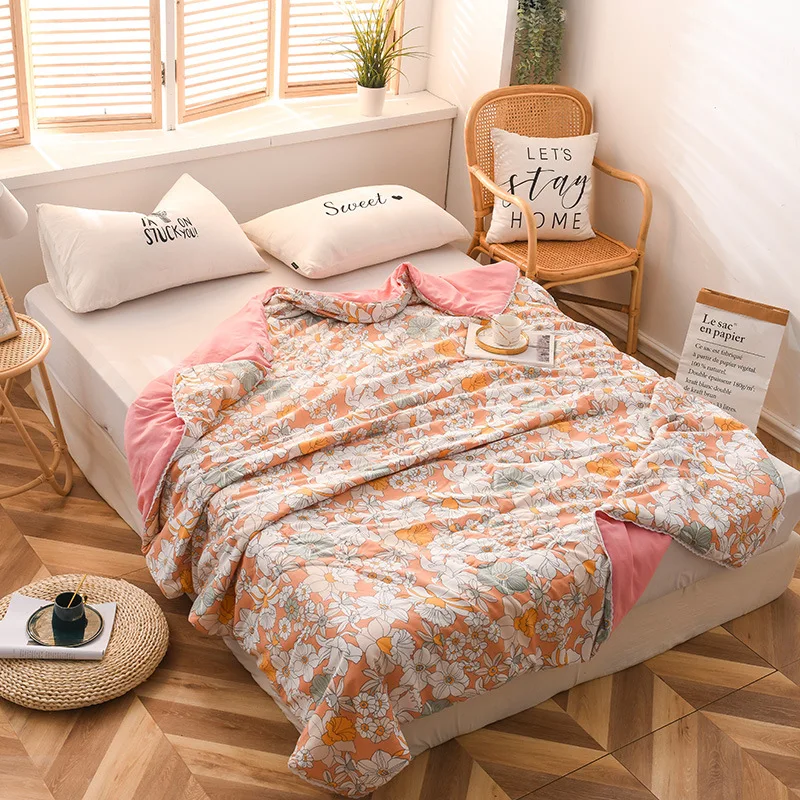 Новые лоскутные пледы постельные принадлежности Тропическое растение принт с