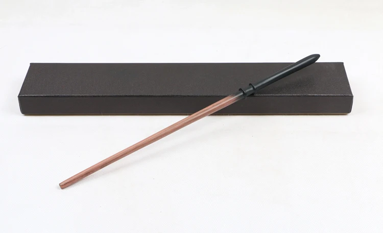Оригинальная версия металлический сердечник Deluxe COS Colsplay Core Luna Voldemort Гермиона Волшебная волшебная палочка подарочная упаковка - Цвет: Цвет: желтый
