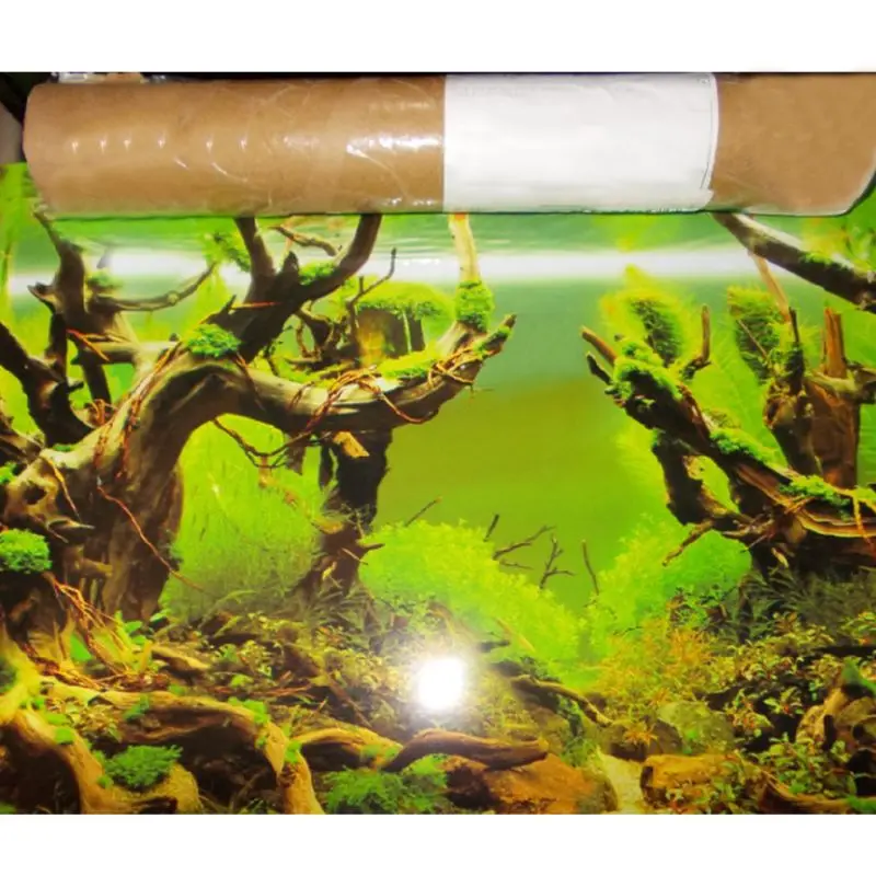 Фон для фотографирования с изображением аквариума 3D двухсторонний морской