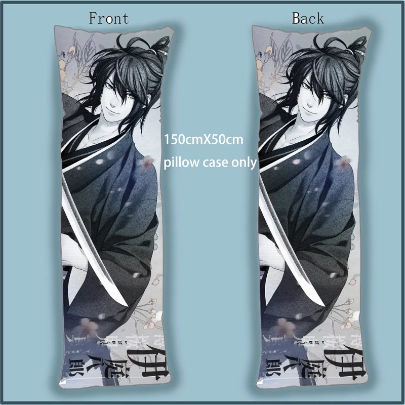 

Hakuouki ShinSenGuMiKiTan Iba Hachirou Anime Dakimakura Body Pillow Case Cover