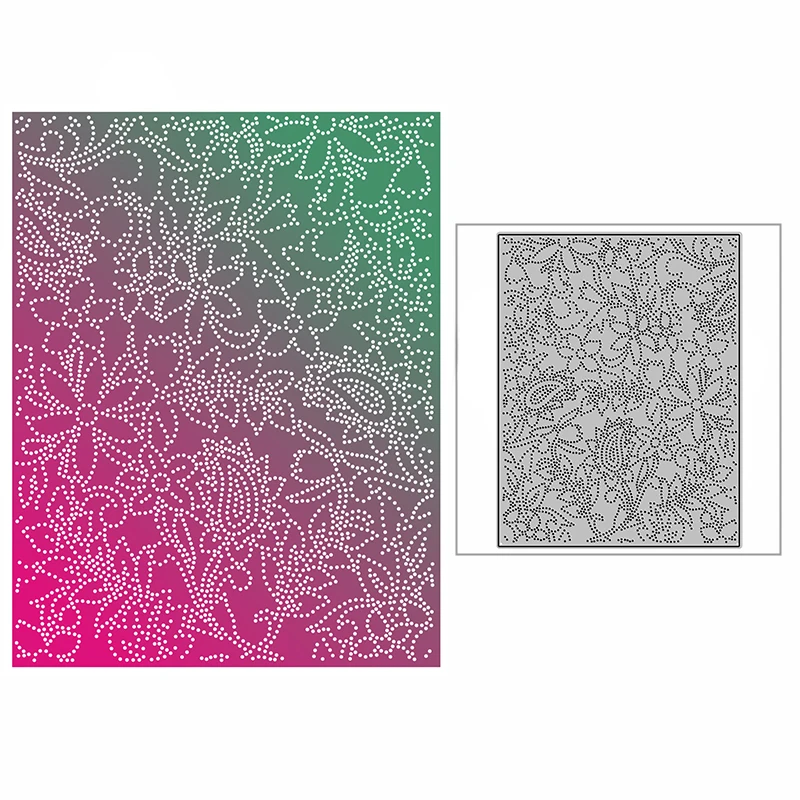 

Новинка пятнистые шипучие цветы фоновая пластина ремесло тиснение пресс-форма 2021 металлические пресс-формы для «сделай сам» Скрапбукинг а...