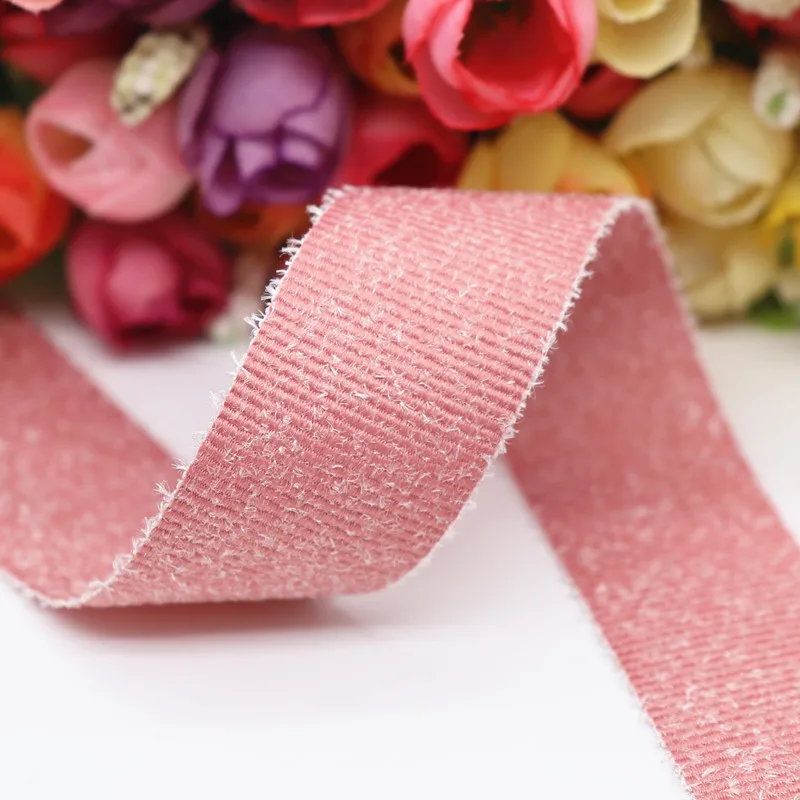 10 ярдов 1 дюйм 25 мм корсажные ленты с ворсовым покрытием для бантов волос