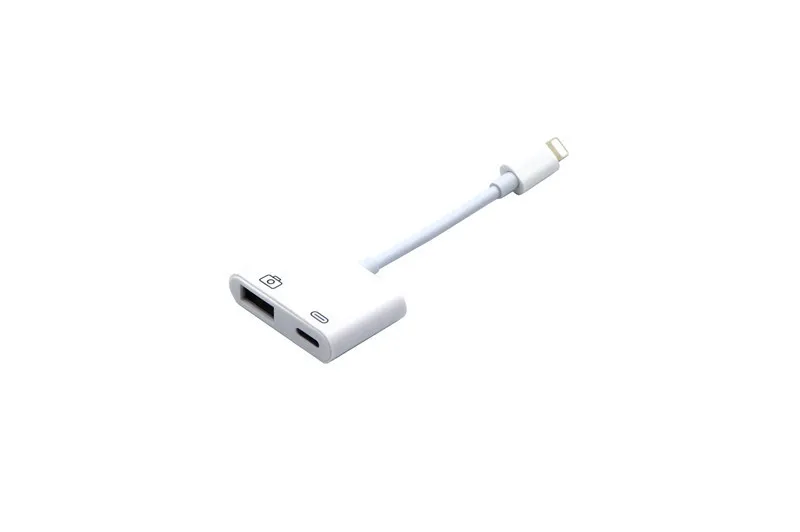 OTG адаптер для Iphone Lightning к USB кабель зарядки и передачи данных карта клавиатуры