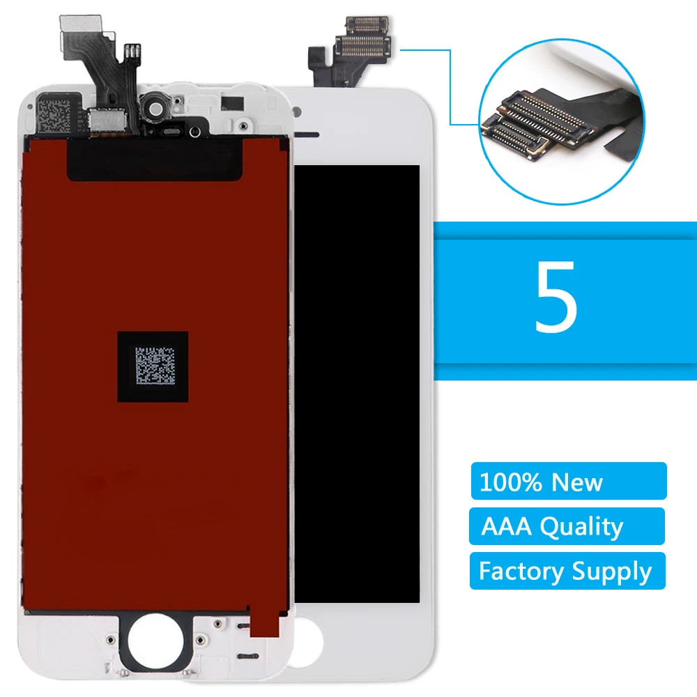 Качественный ЖК дисплей AAA для iPhone 5 5C 5S SE сенсорный экран дигитайзер полная