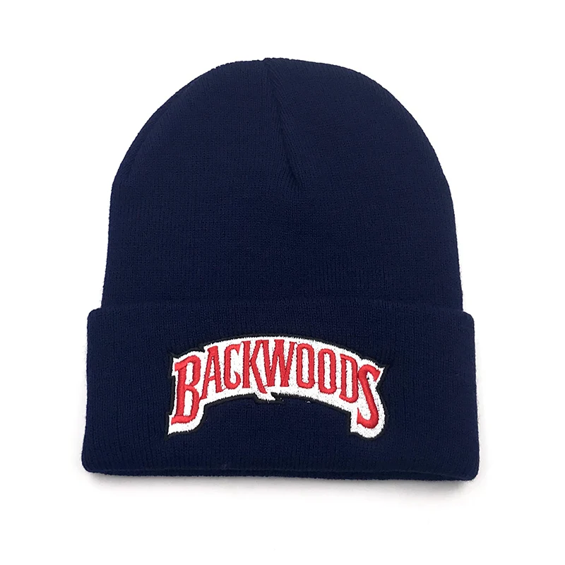 Новинка 2019 вязаная зимняя шапка с буквенным принтом Модная из хлопка для мужчин и