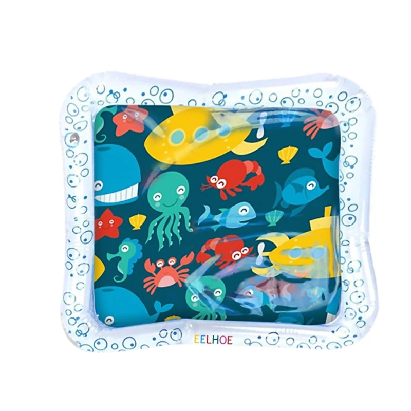 

17/21/25inch Family Backyard Game Inflatable Water Play Mat Kiddie Water Toy Summer Garden Backyard Water Floating Mat