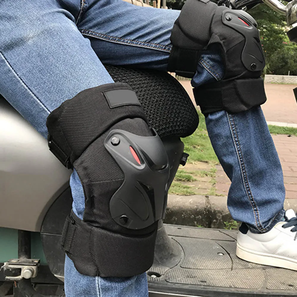 Мотоциклетная MTB Лыжная Защитная Экипировка наколенник защита колен для