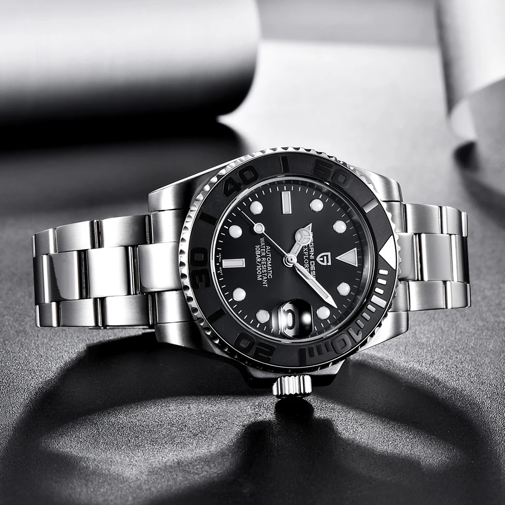 PAGANI DESIGN Top Brand Men Mechanical Watch Luxury Waterproof Automatic Stainless Steel Business reloj hombre | Наручные часы