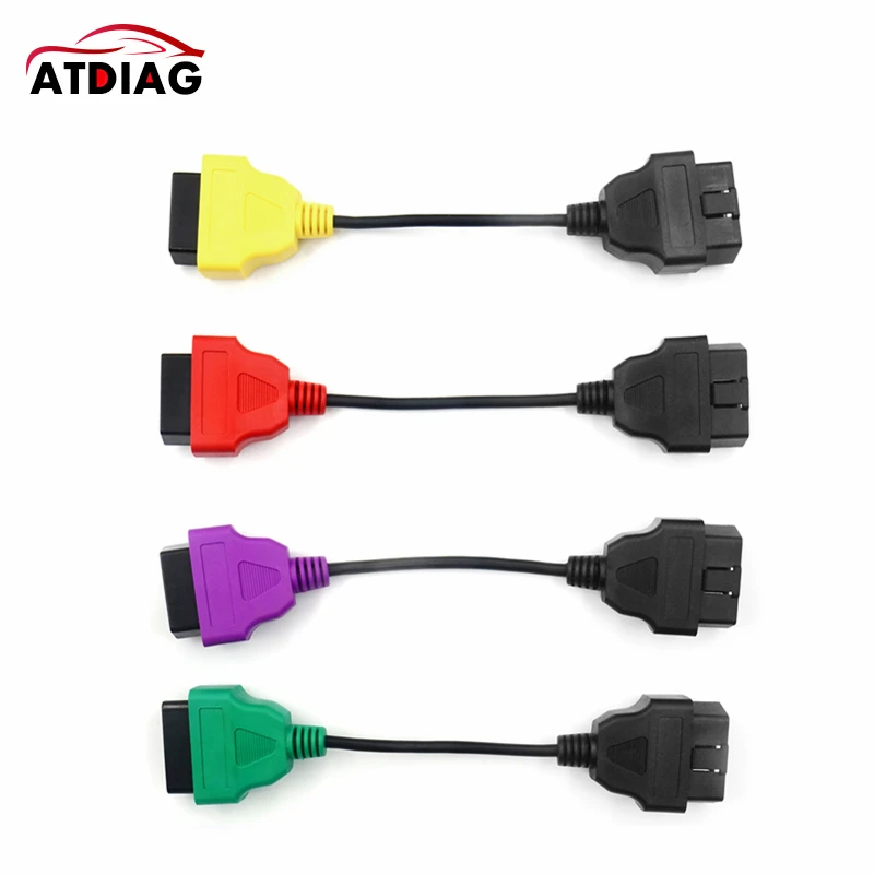 4 цвета для Alfa FiatECUScan Fiat OBD2 ECU диагностические кабели MultiECUScan/для obd2 Romeo and Lancia