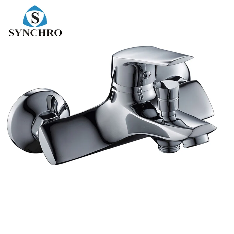 Настенный смеситель для ванной комнаты смесители душа горячей и холодной воды