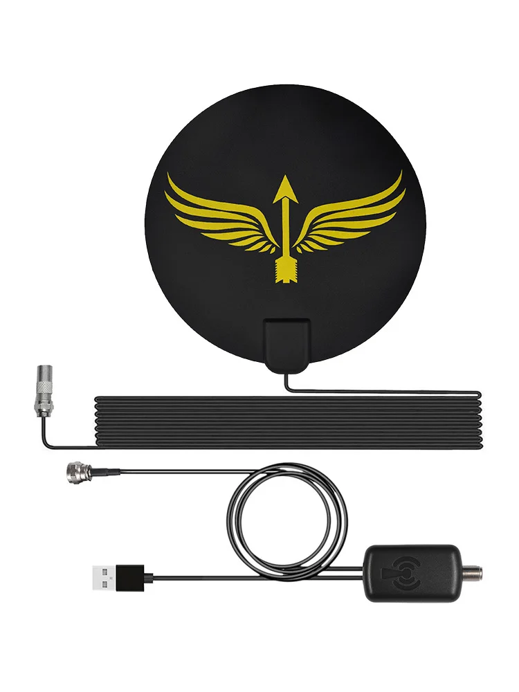 Indoor 2000 Miles Digital Antena TV Aerial Amplified HDTV Antenna 4K DVB-T2 Full HD Channel Moon Image &amp Sound Quality | Электроника