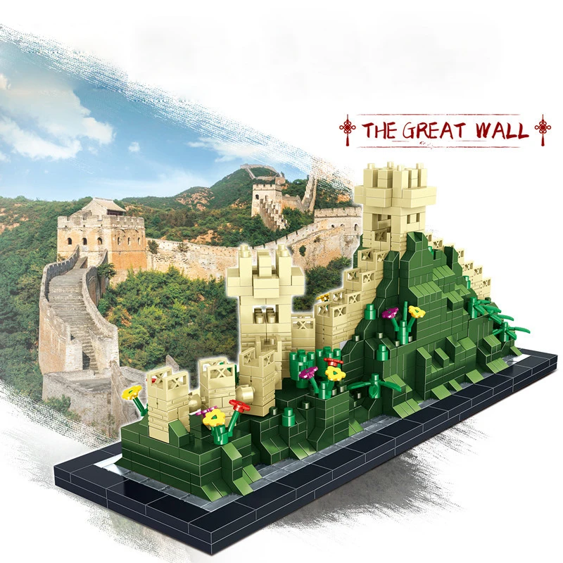 

MOC City Landmark Series Oxford Modular Model Building BlocksGreat Wall Architecture University Bricks Toys kids Christmas Gifts