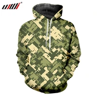 ujwi dropshipping 2020 new design long sleeve military camouflage designer men clothing hip hop unisex plus size hoodie