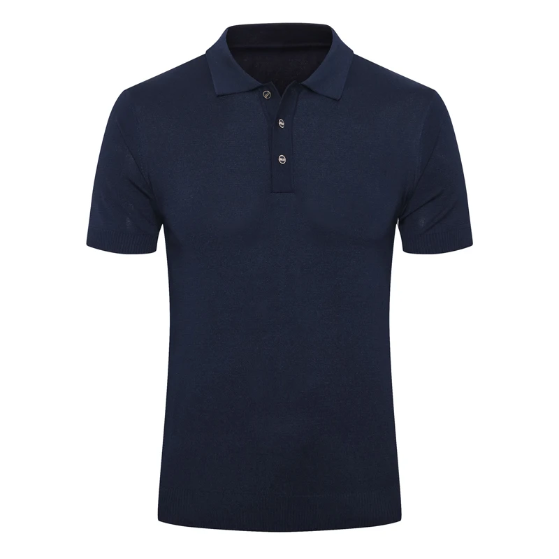 Рисунок 2 - Мужская шелковая рубашка-поло с коротким рукавом