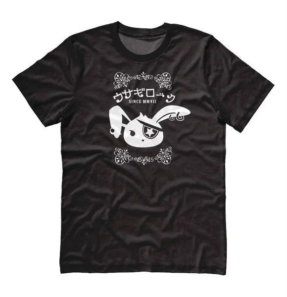 

Usagi Rock Jrock Bunny T-shirt Funny Printing Short Sleeve Tee
