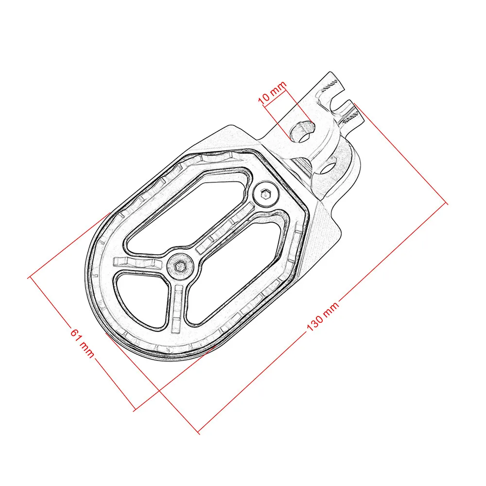 Подножки для мотоцикла с ЧПУ колышки HONDA CR125 CR250 CRF150R CRF250R CRF250X CRF450R CRF450X | Автомобили - Фото №1