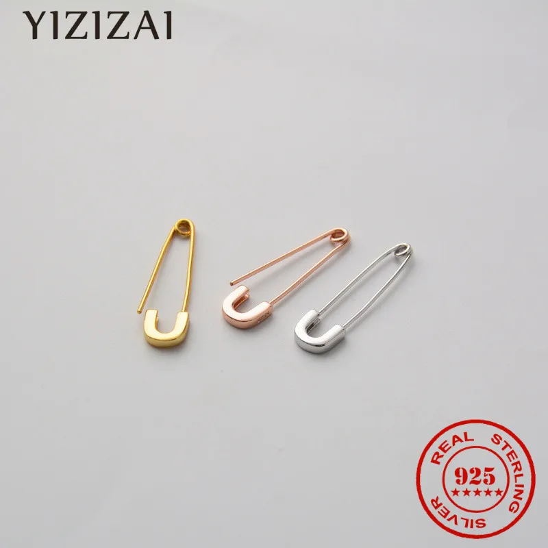 Yizai 100% Стерлинговое Серебро 925 пробы модные заколки для бумаги шпилька ушной