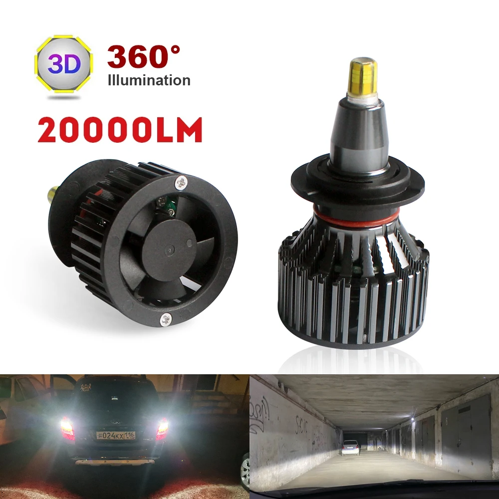 

Xenon Led H7 Canbus Light Bulbs H7 Led Headlight For Car Turbo Led H4 led headlight 30000LM Led H4 Car Lamps