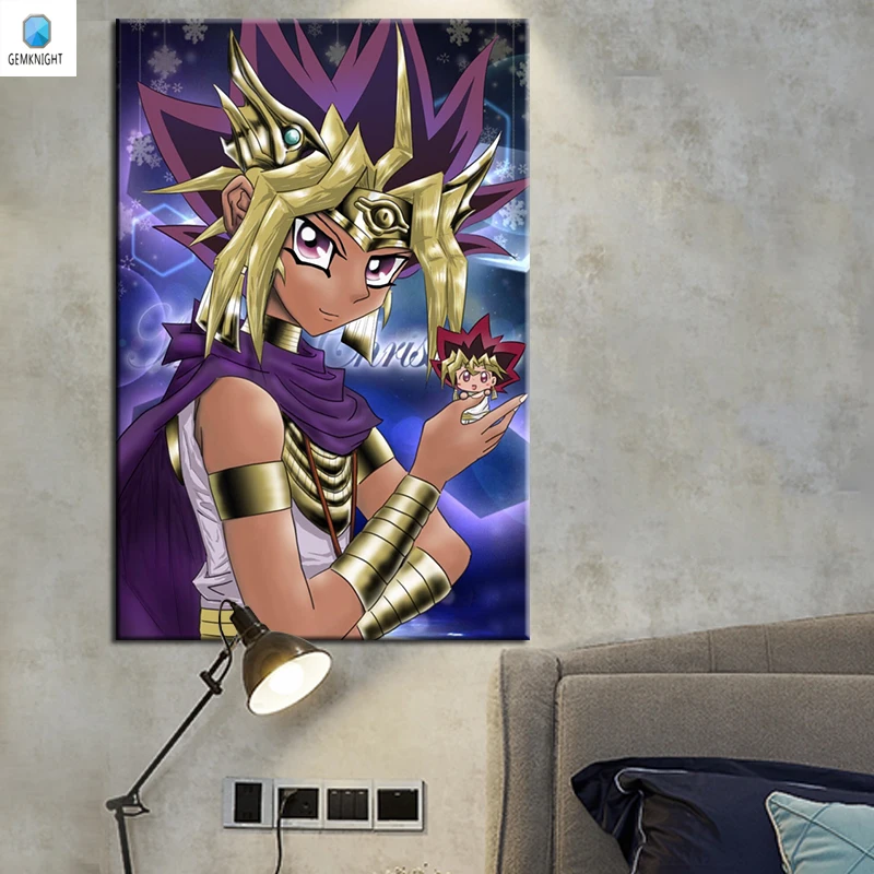 

Diy картина маслом для косплея «Дуэль монстров diy Цифровая живопись аниме плакат Цифровой краска по номерам практики рисования аниме