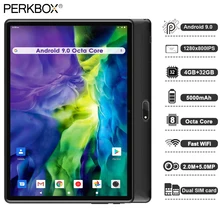 Perkbox планшетный ПК 10 дюймов WiFi Восьмиядерный 4 Гб RAM 32 ROM Android 9 0 4G FDD