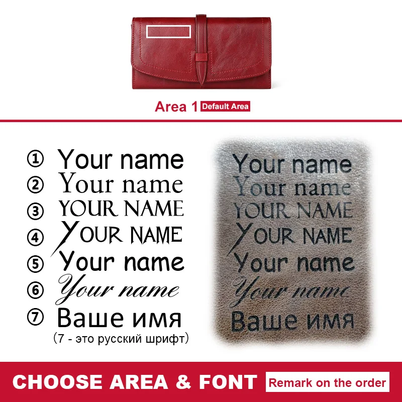 Женский кошелек из 100% воловьей кожи с держателем для карт Модный женский клатч