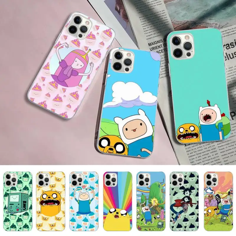 

Adventure Time Cute Phone Case for iPhone 11 12 13 mini pro XS MAX 8 7 6 6S Plus X 5S SE 2020 XR case