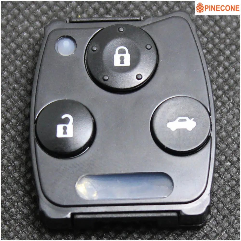 PINECONE для HONDA ACCORD CIVIC CRV ODYSSEY PILOT FIT 2007 2008 2009 2010 2011 2012 чехол для ключей сменный брелок 1 шт - Цвет: 3 Buttons Key Pad A