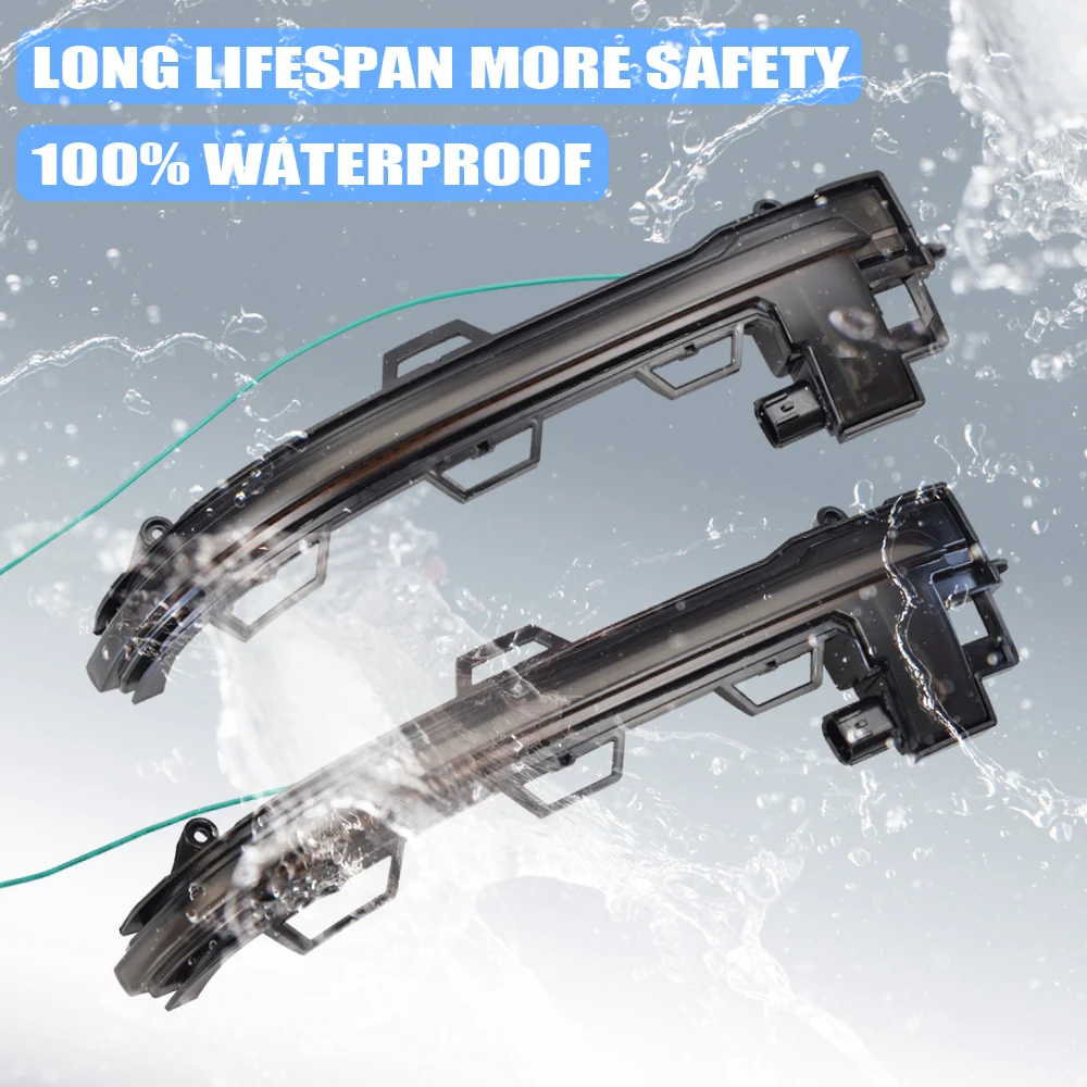 

LED Dynamic Turn Signal Light For BMW X3 G01 2018-2020 X4 G02 X5 G05 X6 G06 X7 G07 Flowing Water Blinker Flashing Light