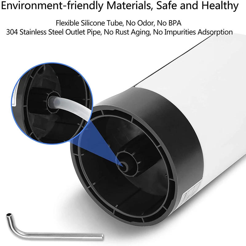 Water Bottle Pump USB Rechargeable Automatic Drink Dispenser Barreled Electric Hand Press Pumps Mini Charge | Дом и сад