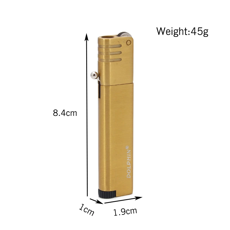 Струйная зажигалка 24 шт./лот заправляемая ветрозащитная Бутановая газовая