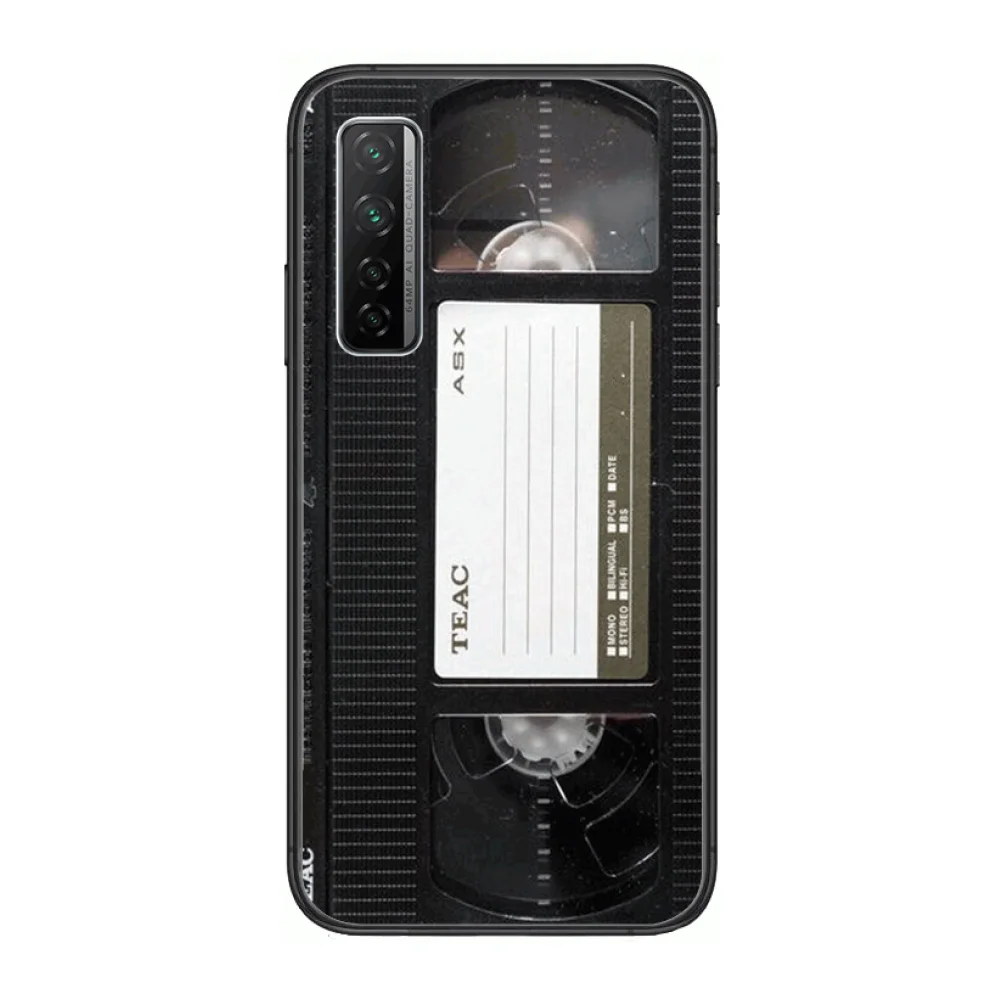 

Retro MagneTic Tape Mobile Phone Case For Huawei Nova p10 lite 7 6 5 4 3 Pro i p Smart ZBlack Etui 3D Coque Painting Hoesje