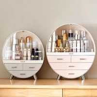 big capacity cosmetic storage box waterproof dustproof bathroom storage desktop makeup organizer drawer bathroom organizer