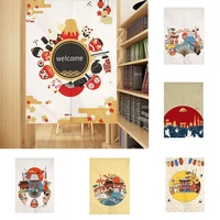 japanese kitchen toilet door curtain bedroom geomantic curtain blackout partition curtain home decoration
