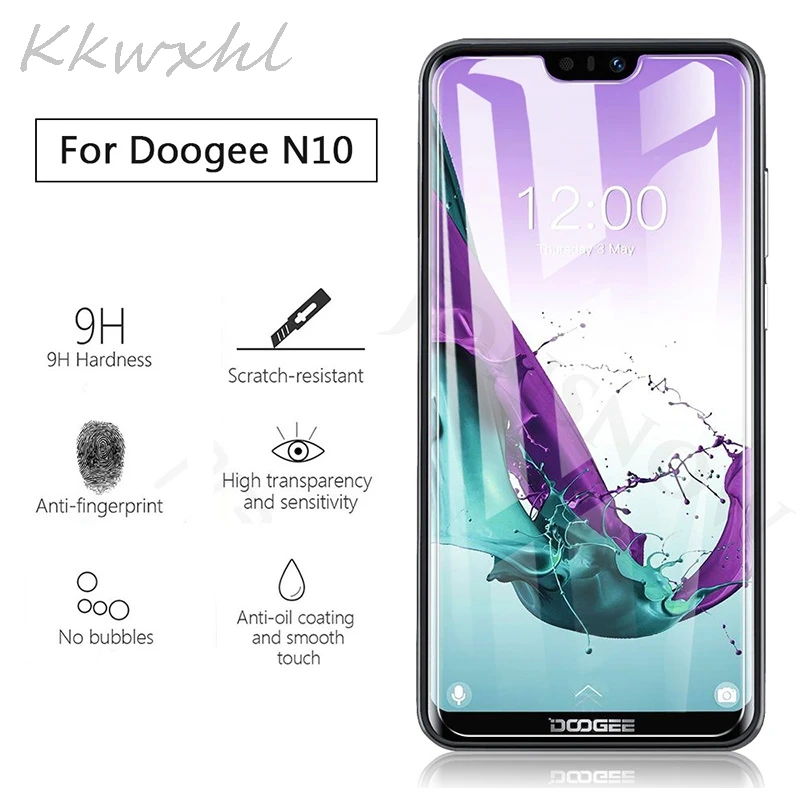 9H закаленное стекло Для Doogee N10 Защитная пленка для экрана крышка мобильного