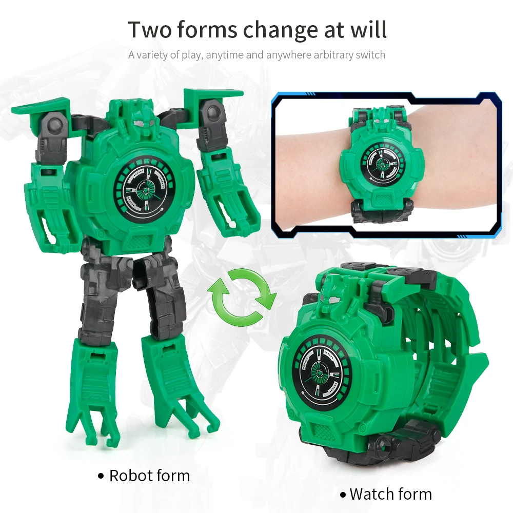 Boys Toy model Watch Transformation Robot Projection Deformable Cartoon Birthday Gift Fun Educational Kids Toys | Игрушки и хобби