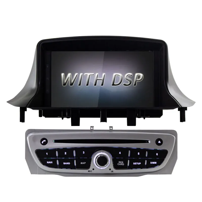 Silver (With DSP) LJDA Android 9.0 Car DVD Player For Megane 3 Fluence 2009- Multimedia GPS Navigation WIFI 1 Din Car Radio Stereo 4G+64G DSP - Цвет: Silver (With DSP)
