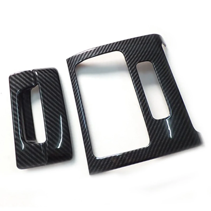 

Car Carbon Fiber Interior Front Central Control Storage Box Cover Trim for Honda Elysion Odyssey 2015-2019