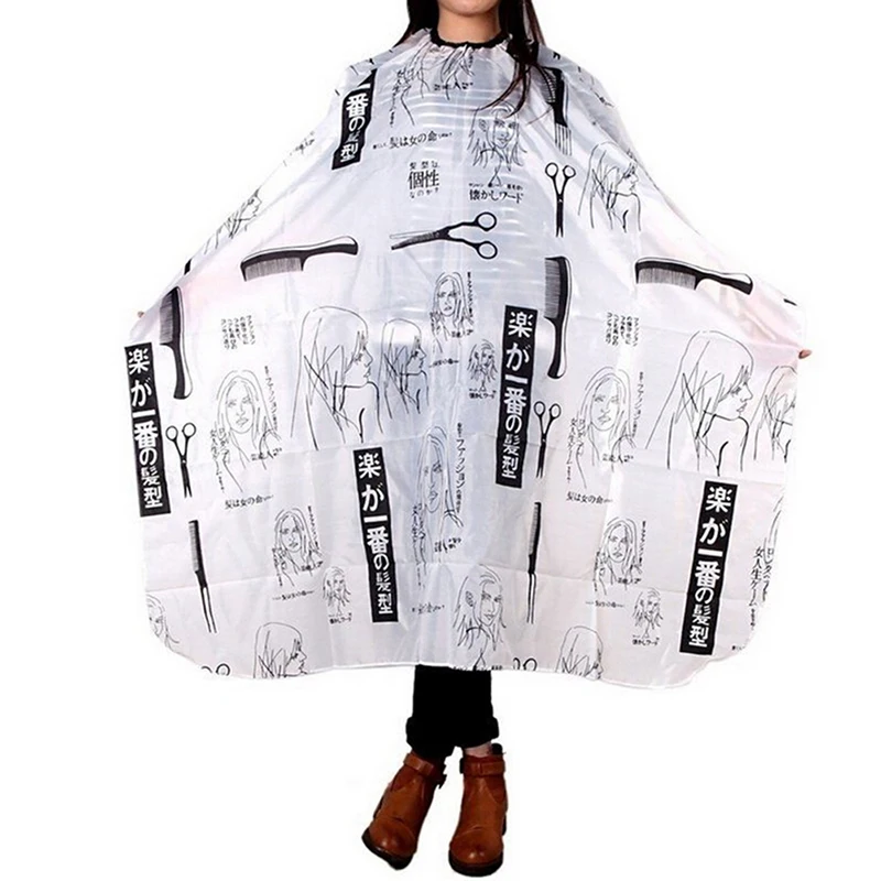 

Hair Salon Cutting Barber Hairdressing Cape For Haircut Hairdresser Apron 115cm Adult Salon Waterproof Hair Cloth