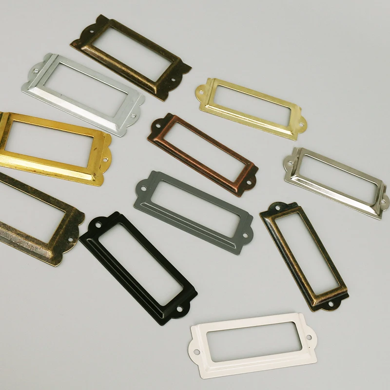 4 шт. старинная железная бирка этикетка рамка наименование металлическая с