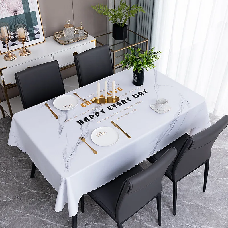Клеенчатая скатерть ПВХ дорожка на стол чехлы анти пятно Водонепроницаемый дома