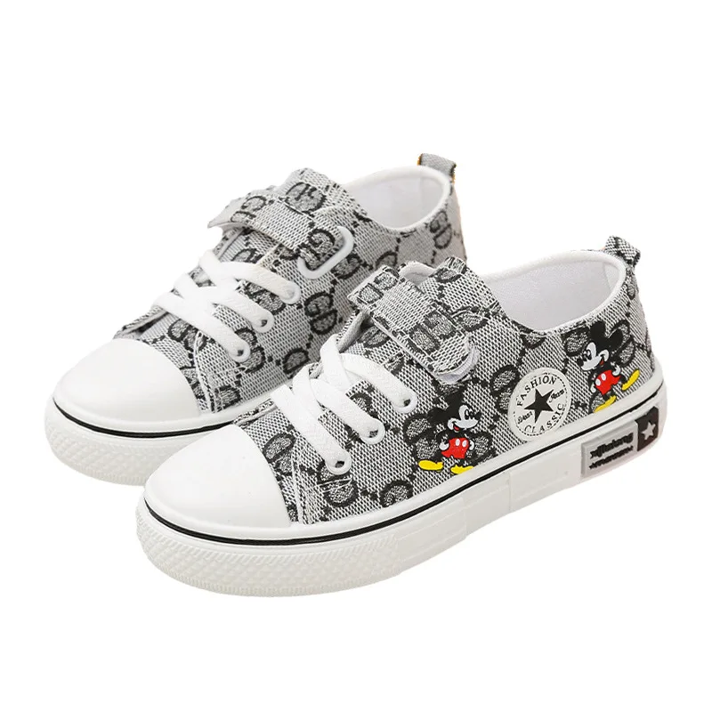 

High Quality Fashion Children Casual Shoes Classic Four Seaons Cute Kids Sneakers Patchwork Lovely Canvas Girls Boys Shoes