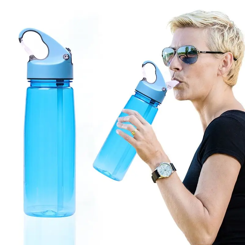 

800ml Sport Water Bottle Protein Shaker Camping Hiking Drink Bottle for water Drinkware BPA Free