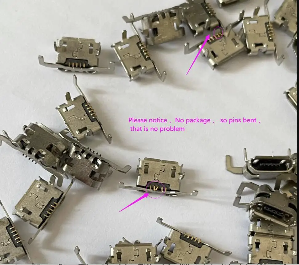 50 шт. разъем Micro USB для зарядки док станция контроллера Xbox One|port socket|port connectorport micro usb